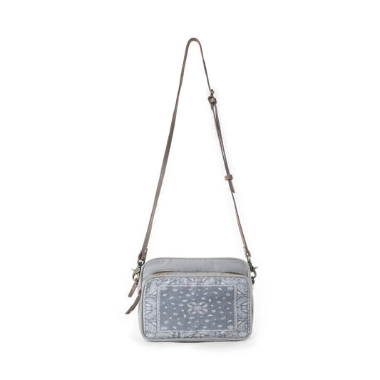 Paisley Plains Pouch in Smoky Ash