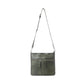 Zidana El Paso Twin Vegan Tanned Leather Crossbody Bag - Olive