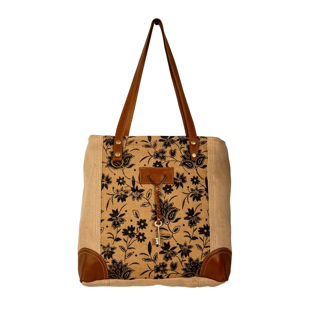 TAZZIE FLORAL TOTE BAG