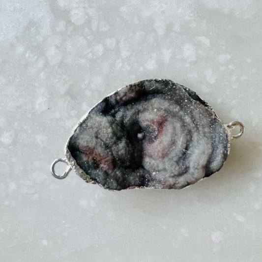 Druzy Stone Silver-3