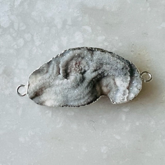 Druzy Stone Silver-4