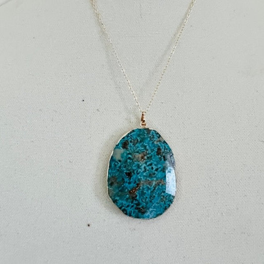 Turquoise Necklace Gold