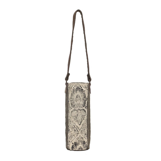 FLORAL PRINT SNGL WINE BAG