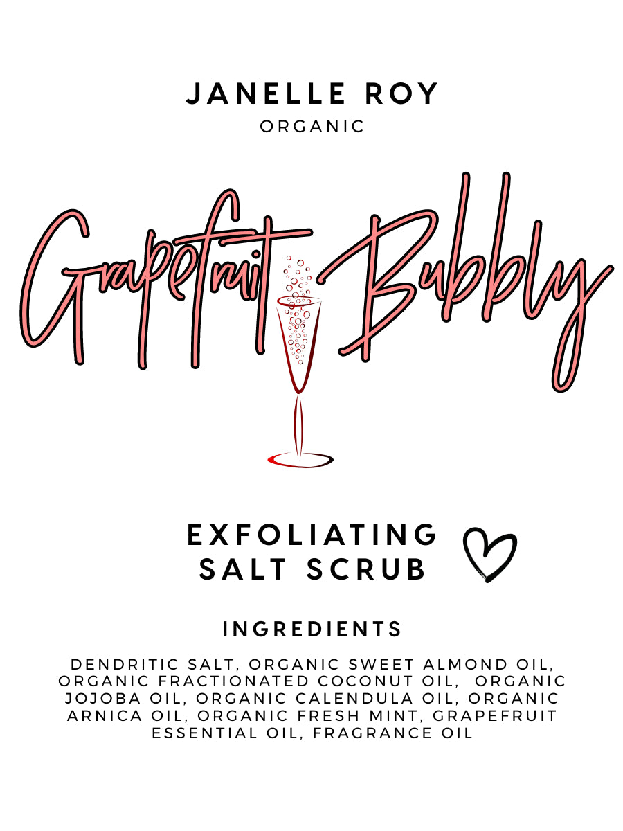 Grapefruit Bubbly Salt Scrub