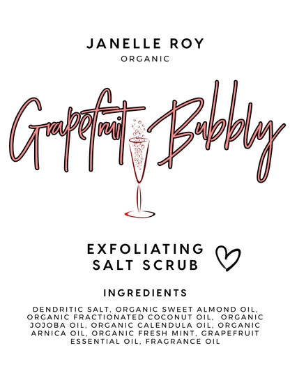 Grapefruit Bubbly Salt Scrub