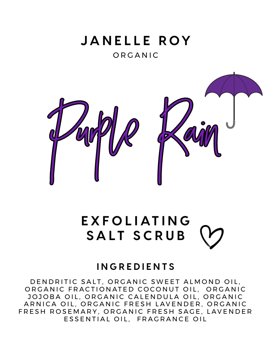 Purple Rain Salt Scrub