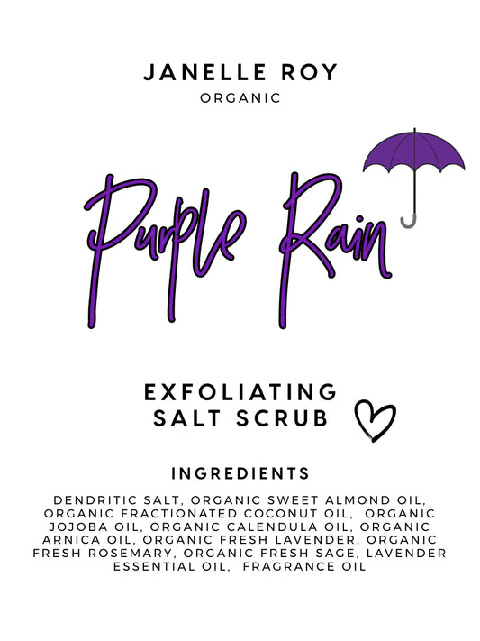 Purple Rain Salt Scrub